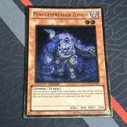 Yugioh! LP Plaguespreader Zombie - GLD3-EN019 - Gold Rare - Limited Edition - Image 2