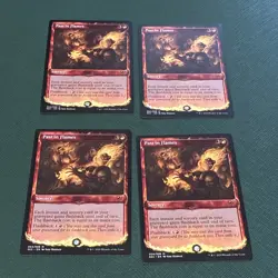 4x Past in Flames - NM - Signature Spellbook Chandra - Image 1