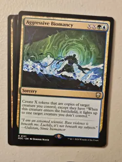 MTG l Aggressive Biomancy (x4 Playset) | (NM) Modern Horizons 3 - Image 1
