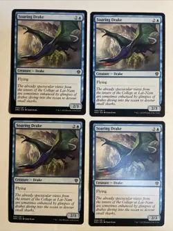 4x Mtg Dominaria United Soaring Drake NM/M Magic The Gathering - Image 1