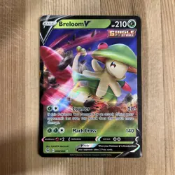 Pokemon TCG Breloom V Fusion Strike 006/264 Holo Ultra Rare - Image 1