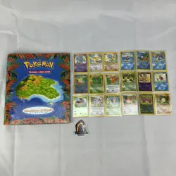 English Complete Pokemon TCG Southern Islands Set 18/18 w Binder 2001 Mew Keiko - Image 1
