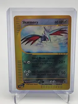2002 Pokemon Skarmory Expedition Set Reverse Holo Rare 63/165 LP WOTC E-reader - Image 1