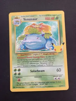 Venusaur 15/102 Base Set 1999 Holo Rare WOTC Pokemon Card TCG - Image 1