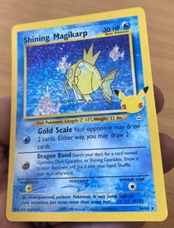 Shining Magikarp 66/64 Secret Holo Rare Neo Revelation Pokemon Card - Image 3