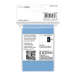 120 Ultra Pro GLOSS LIGHT BLUE DECK PROTECTOR Small Card Sleeves Yugioh tcg ccg 74427829728 - Image 2