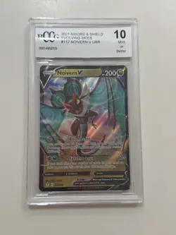 Pokemon TCG Noivern V Evolving Skies 117/203 Holo Ultra Rare BCCG 10 - Image 1