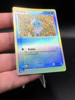 Pokemon Ruby and Sapphire Mudkip #59/109 Common Reverse Holo LP BA3 - Image 2