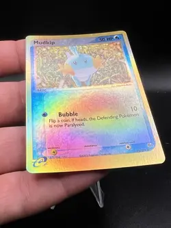 Pokemon Ruby and Sapphire Mudkip #59/109 Common Reverse Holo LP BA3 - Image 3