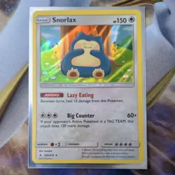 2019 POKEMON SNORLAX 158/214 -UNBROKEN BONDS- HOLO -NM - Image 1