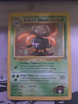 Pokemon TCG Erika's Gloom Gym Heroes 45/132 Regular Unlimited Uncommon LP - Image 1