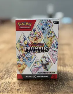 Pokemon TCG Prismatic Evolutions Booster Bundle (6 Packs) New/Sealed 🦖🦕💨 - Image 2