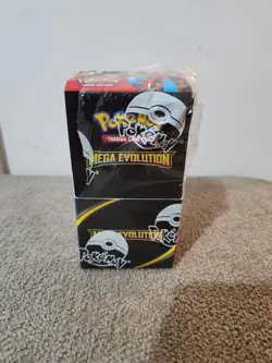 Pokemon TCG Mega Evolutions Half Booster Box (18 Packs) Unsealed - Image 1