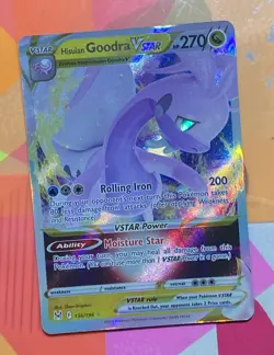 Hisuian Goodra VSTAR 136/196 - Lost Origin - Pokemon TCG - Ultra Rare Holo - NM - Image 1