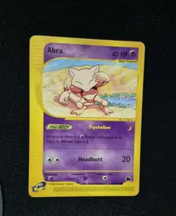 Pokemon TCG Vintage Abra 46/144 Skyridge Reverse Holo Common MP - Image 1