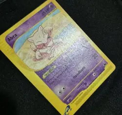 Pokemon TCG Vintage Abra 46/144 Skyridge Reverse Holo Common MP - Image 3
