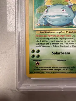 1999 Pokemon Base Set VENUSAUR #15 Holo PSA 9 MINT RARE - Image 4