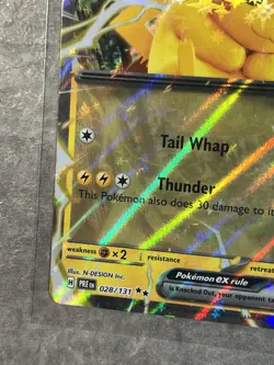 Pikachu ex 028/131 Pokemon TCG Prismatic Evolutions Holo Rare (Near Mint) - Image 4