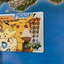 Pikachu Togepi HOLO TCG Pokemon anime Collection carddass Nintendo Japanese - Image 4