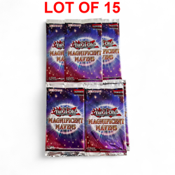 15 COUNT LOT Yu-Gi-Oh! TCG Magnificent Mavens Booster Packs English 2022 - Image 1