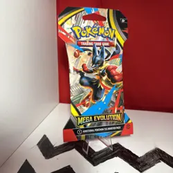 Pokemon TCG Mega Evolution Booster Pack Sleeved Sealed - Image 1