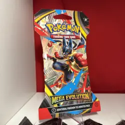 Pokemon TCG Mega Evolution Booster Pack Sleeved Sealed - Image 1