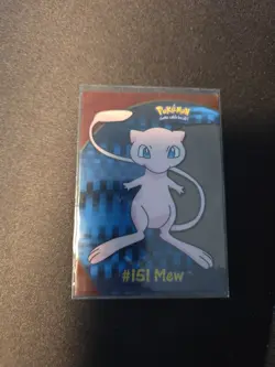 Mew #PC7 Clear Acetate Pokemon 2000 Topps TV Animation Series 151 Pokemon - Image 1
