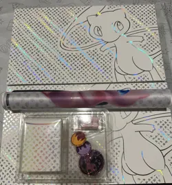 Pokemon 151 Ultra Premium Collection Mew Play Mat Dice Coins Deck Box NEW - Image 1