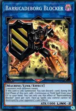 Barricadeborg Blocker - OP15-EN006 - Super Rare - Unlimited Edition x1 Lightly P - Image 1
