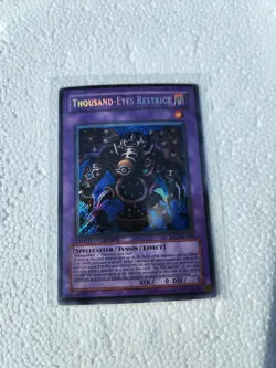 Yugioh Thousand-Eyes Restrict MC1-EN004 Secret Rare Limited Edition MP - Image 1
