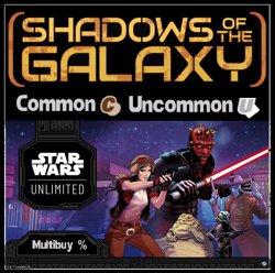 Star Wars Unlimited, Shadows of the Galaxy FOIL Common & Uncommon Card Selection - Image 1