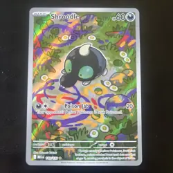 Pokemon TCG Mega Evolution Shroodle Full Art Illustration Rare Card 149/132 - Image 1
