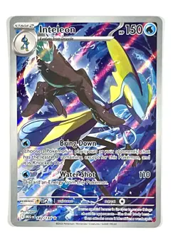 Inteleon 142/132 Illustration Rare IR Holo Mega Evolution Pokemon TCG Card - Image 2