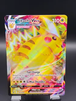 Pokemon TCG Sword & Shield Pikachu VMAX Black Star Promo Card SWSH286 - Image 1