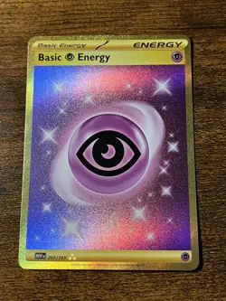 Basic Psychic Energy 207/165 Sv Scarlet & Violet 151 Holo Gold Pokemon Card - Image 1