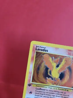 Pokemon Karte/card - Lavados 12/62 - Fossil Holo- 1. Edition Swirl - Excellent - Image 2