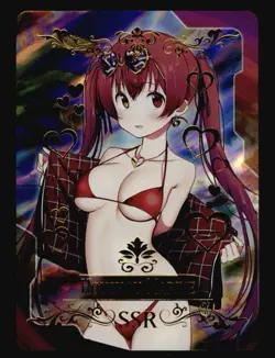 HOUSHOU MARINE Hololive SSR Goddess Story Anime Waifu Card Girl Foil Doujin ACG - Image 2