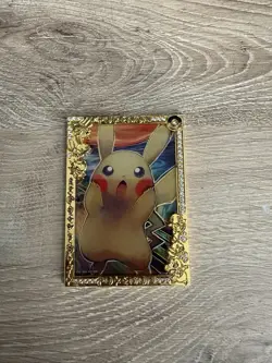 🔥Pokemon Eif Origin 2.0 Gold Frame Pikachu Metal Card 04/18 Case Hit Non-TCG🔥 - Image 1
