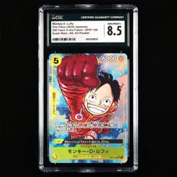 CGC NM/MINT+ 8.5 BANDAI 2024 ONE PIECE TCG Card OP07-109 Monkey D. Luffy - Image 1