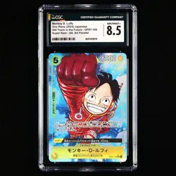 CGC NM/MINT+ 8.5 BANDAI 2024 ONE PIECE TCG Card OP07-109 Monkey D. Luffy - Image 2