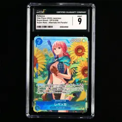 CGC MINT 9 BANDAI 2024 ONE PIECE TCG Card OP10-058 Rebecca - Image 2