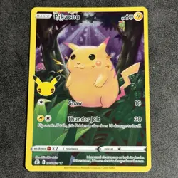 Pokemon TCG Card Pikachu 005/025 Celebrations 25th Anniversary Holo 1 - Image 1