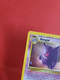 Pokemon Karte/card - Gengar 5/62 - Fossil Holo SWIRL - Excellent+ - Image 2