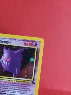 Pokemon Karte/card - Gengar 5/62 - Fossil Holo SWIRL - Excellent+ - Image 3