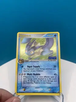Vaporeon 19/115 Reverse Holo Rare EX Unseen Forces 2005 *NEAR MINT* Pokemon Card - Image 2