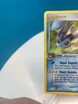 Vaporeon 19/115 Reverse Holo Rare EX Unseen Forces 2005 *NEAR MINT* Pokemon Card - Image 5