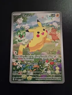 Pokemon Pikachu TCG SVP 88 Black Star Promo Card Paldea Adventure Chest - Image 1