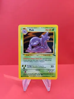 Pokemon Karte/card - Sleimok Muk 13/62 - Fossil Holo - Excellent++ - Image 1