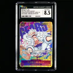 CGC NM/MINT+ 8.5 BANDAI 2023 ONE PIECE TCG Card OP05-119 Monkey D. Luffy - Image 1