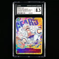 CGC NM/MINT+ 8.5 BANDAI 2023 ONE PIECE TCG Card OP05-119 Monkey D. Luffy - Image 2